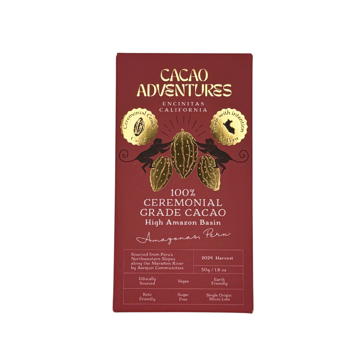 100% Ceremonial Cacao Bar